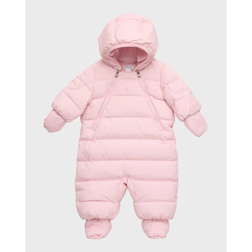 Polo Ralph Lauren Baby Water Repellent‎ Snowsuit - Hint of Pink - Size 3M